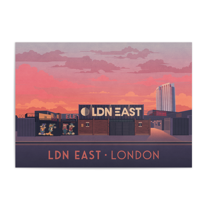 LDN East London Travel Poster