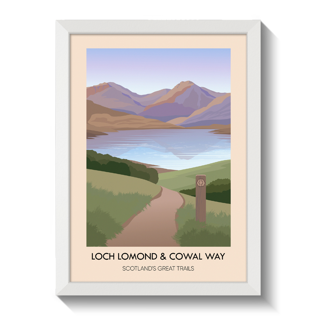 Loch Lomond and Cowal Way Scotland's Great Trails Poster