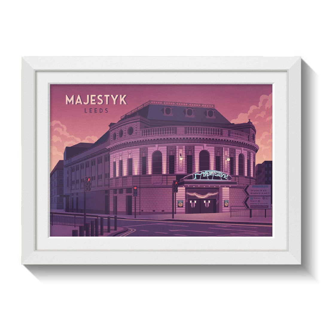 Majestyk Nightclub Leeds Poster