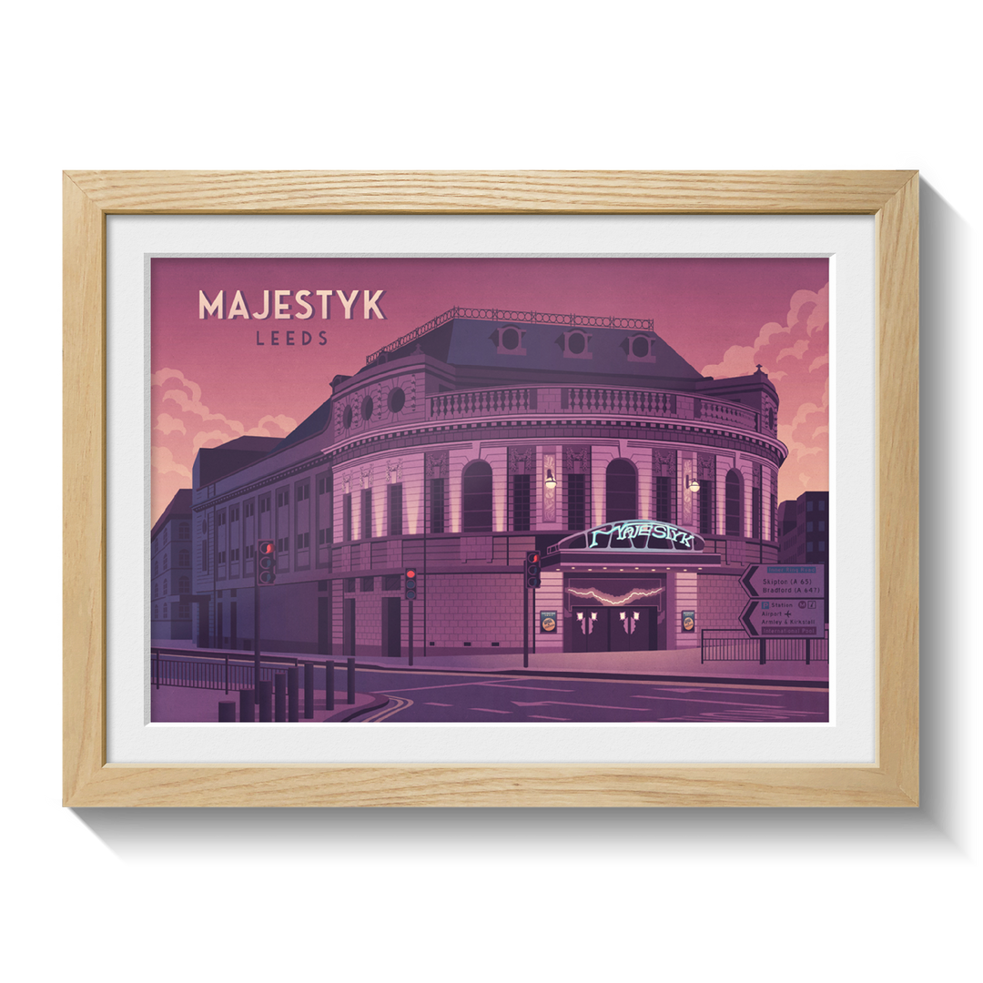 Majestyk Nightclub Leeds Poster