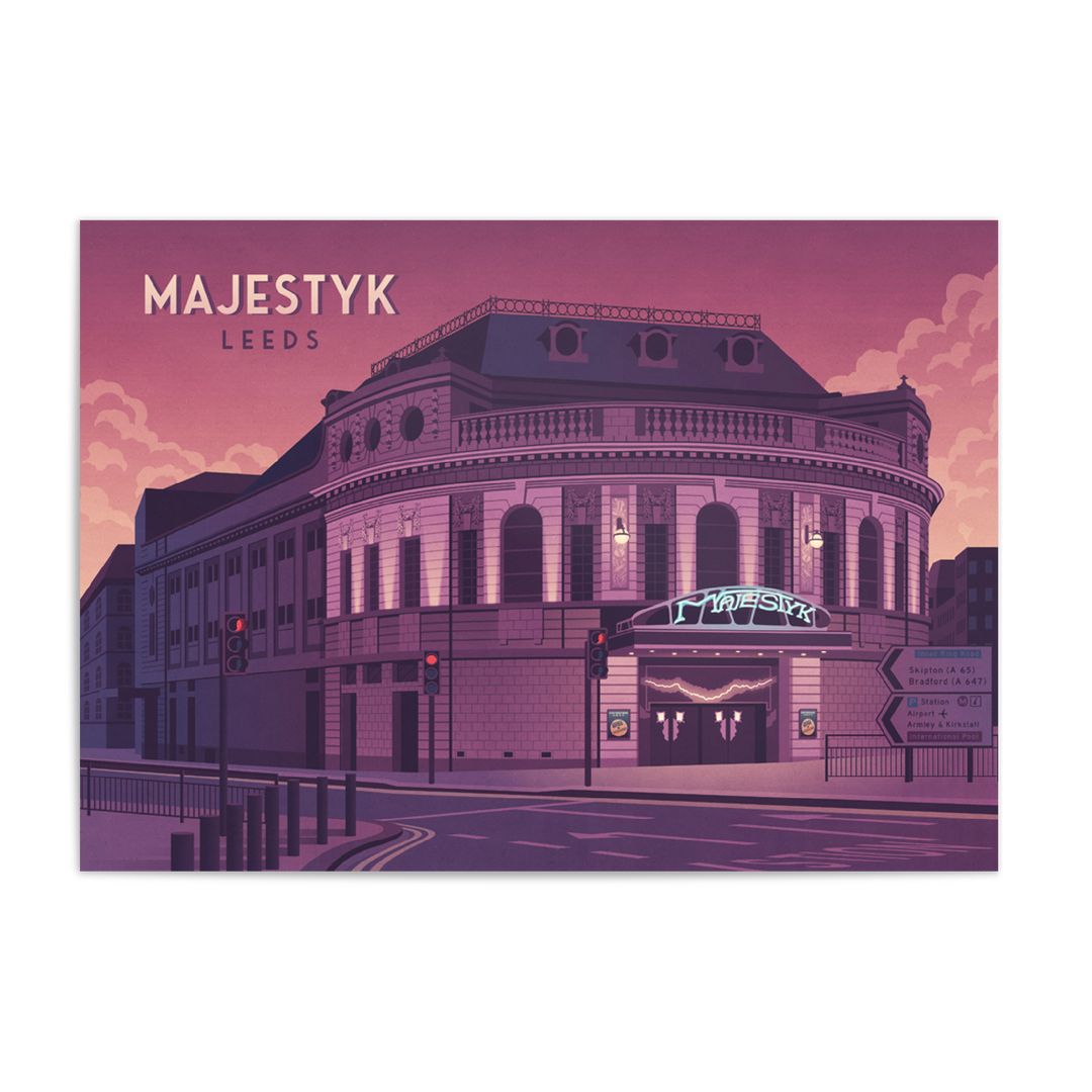 Majestyk Nightclub Leeds Poster