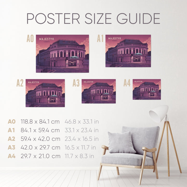 Majestyk Nightclub Leeds Poster