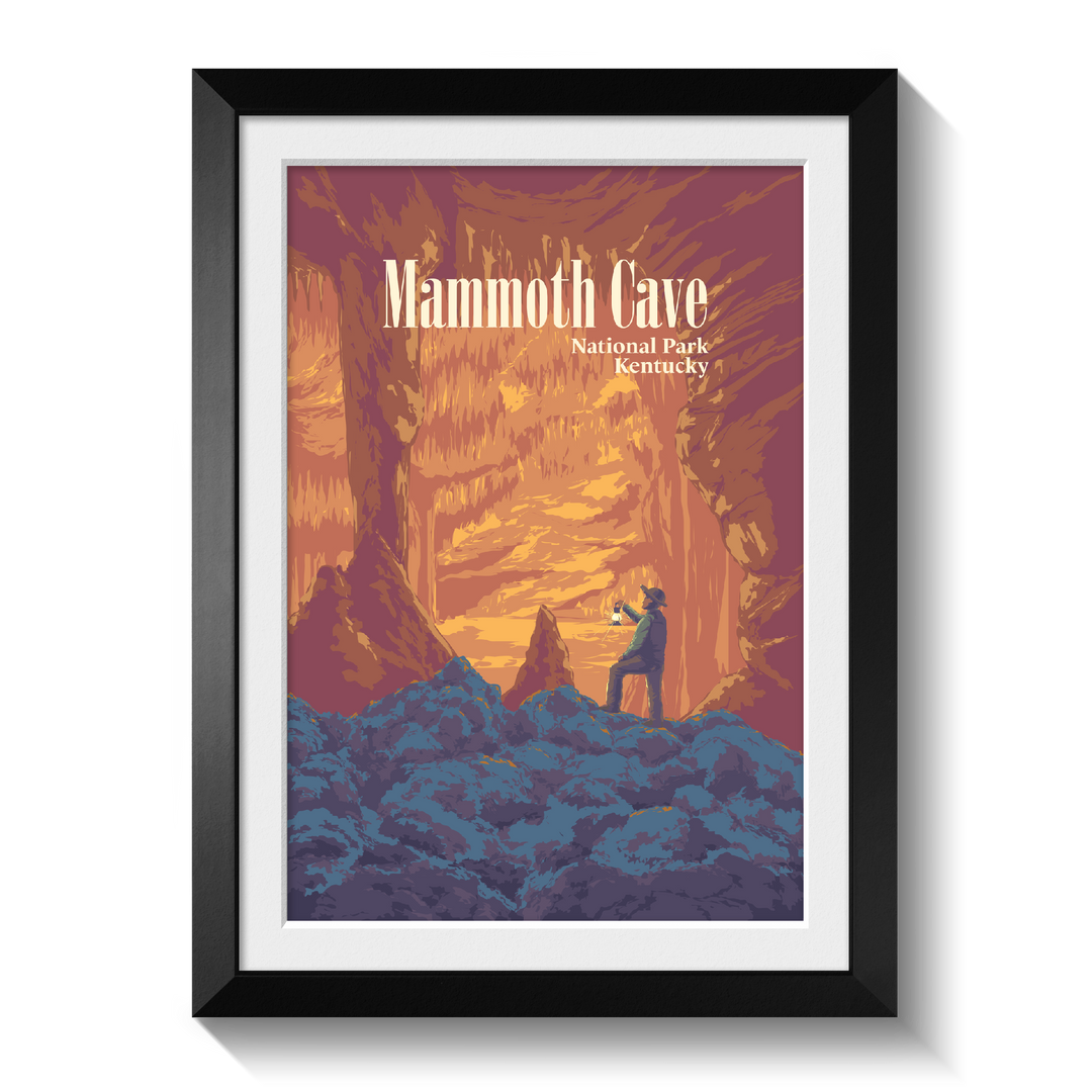 Mammoth Cave National Park Travel Poster