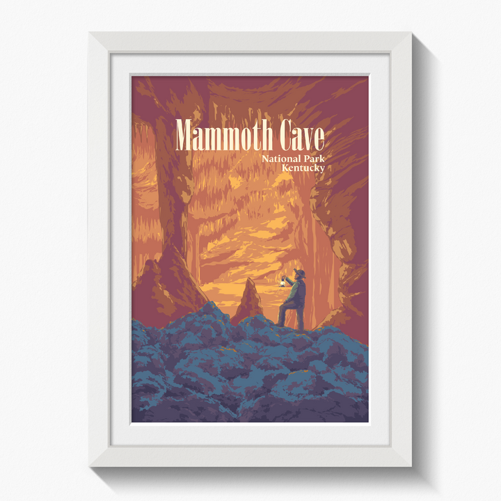 Mammoth Cave National Park Travel Poster