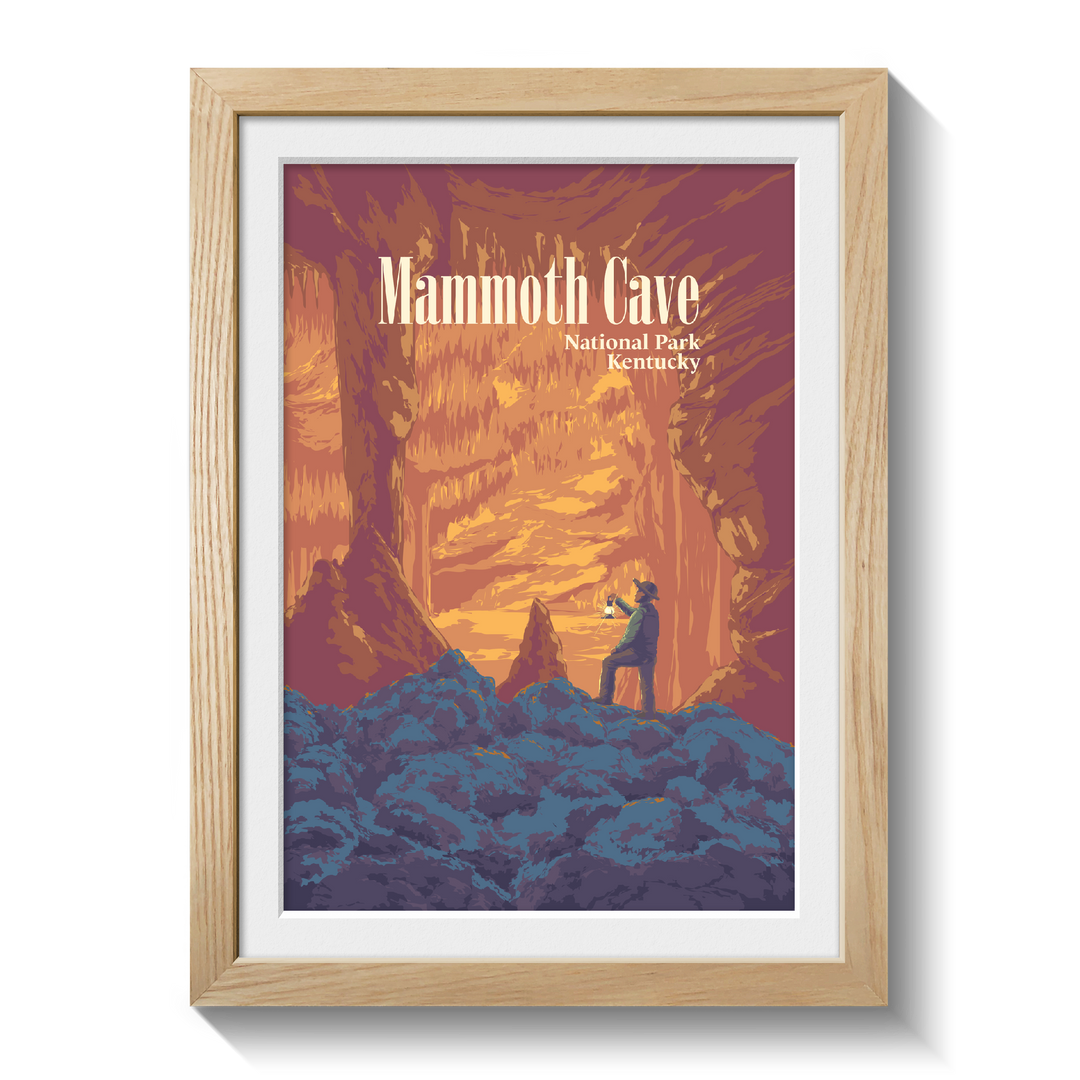 Mammoth Cave National Park Travel Poster