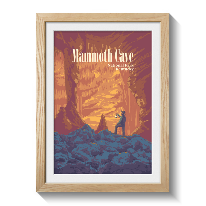 Mammoth Cave National Park Travel Poster