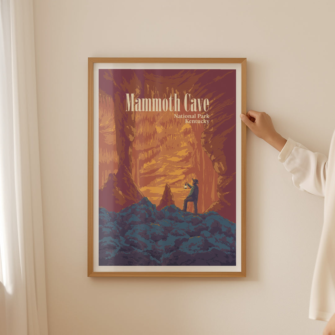 Mammoth Cave National Park Travel Poster