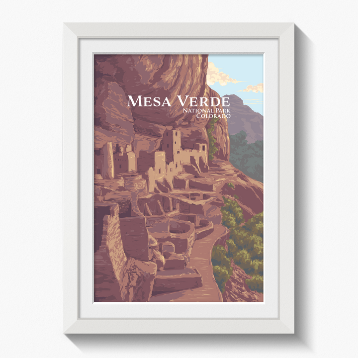 Mesa Verde National Park Travel Poster