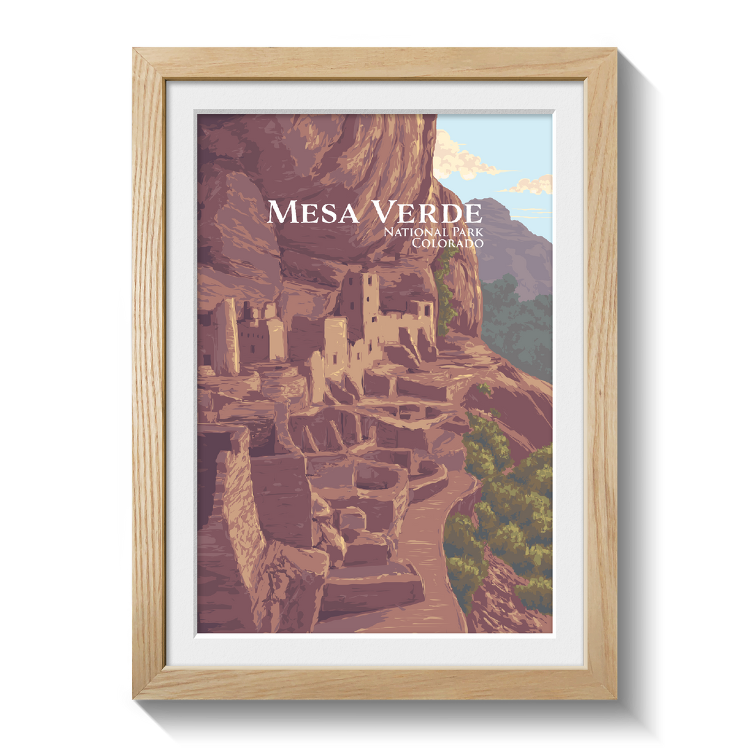 Mesa Verde National Park Travel Poster