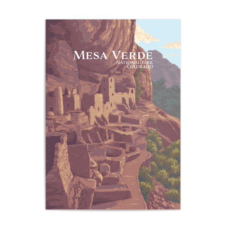Mesa Verde National Park Travel Poster