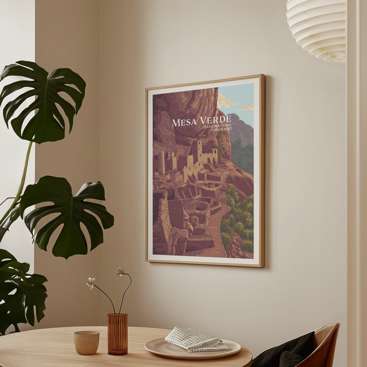 Mesa Verde National Park Travel Poster