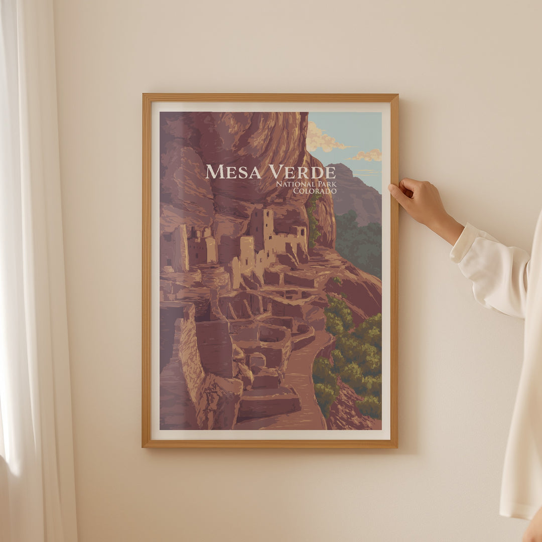 Mesa Verde National Park Travel Poster