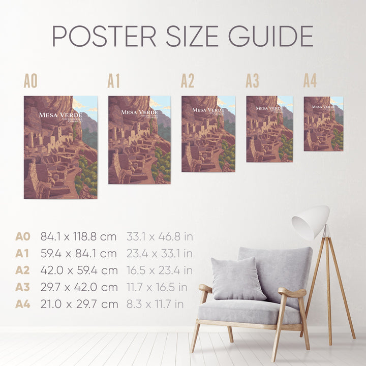 Mesa Verde National Park Travel Poster