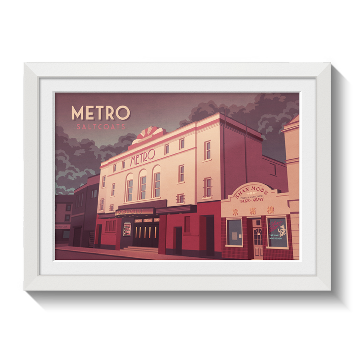 Metro Club Saltcoats Travel Poster