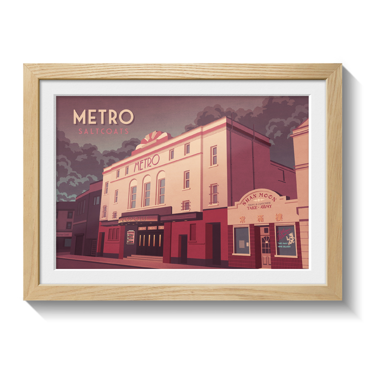 Metro Club Saltcoats Travel Poster