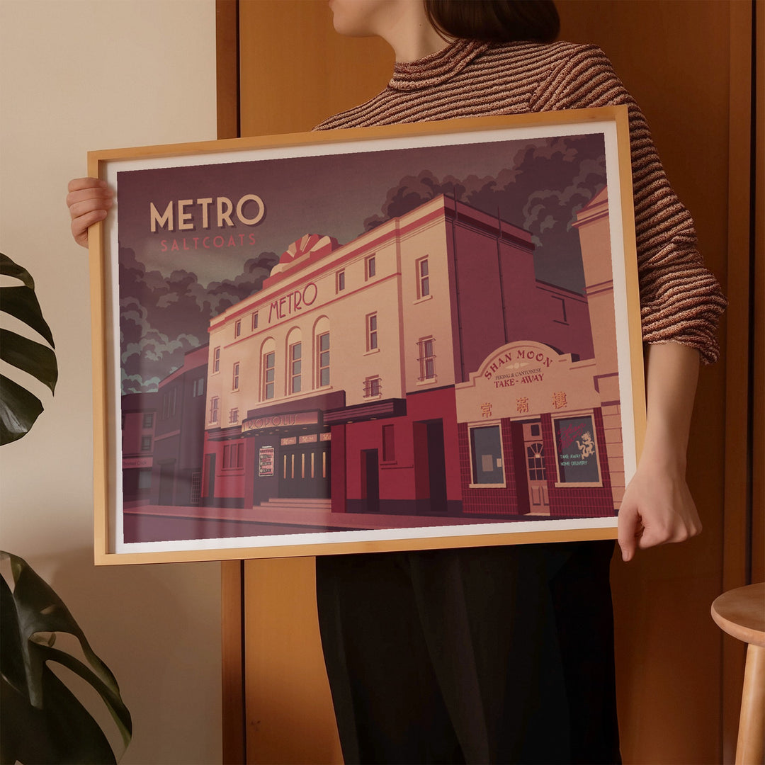 Metro Club Saltcoats Travel Poster