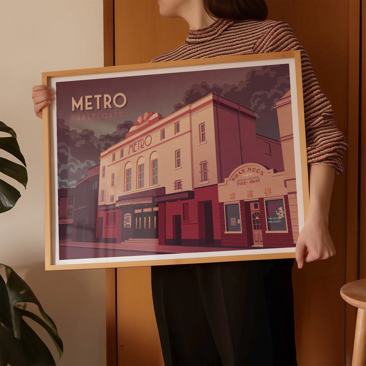 Metro Club Saltcoats Travel Poster