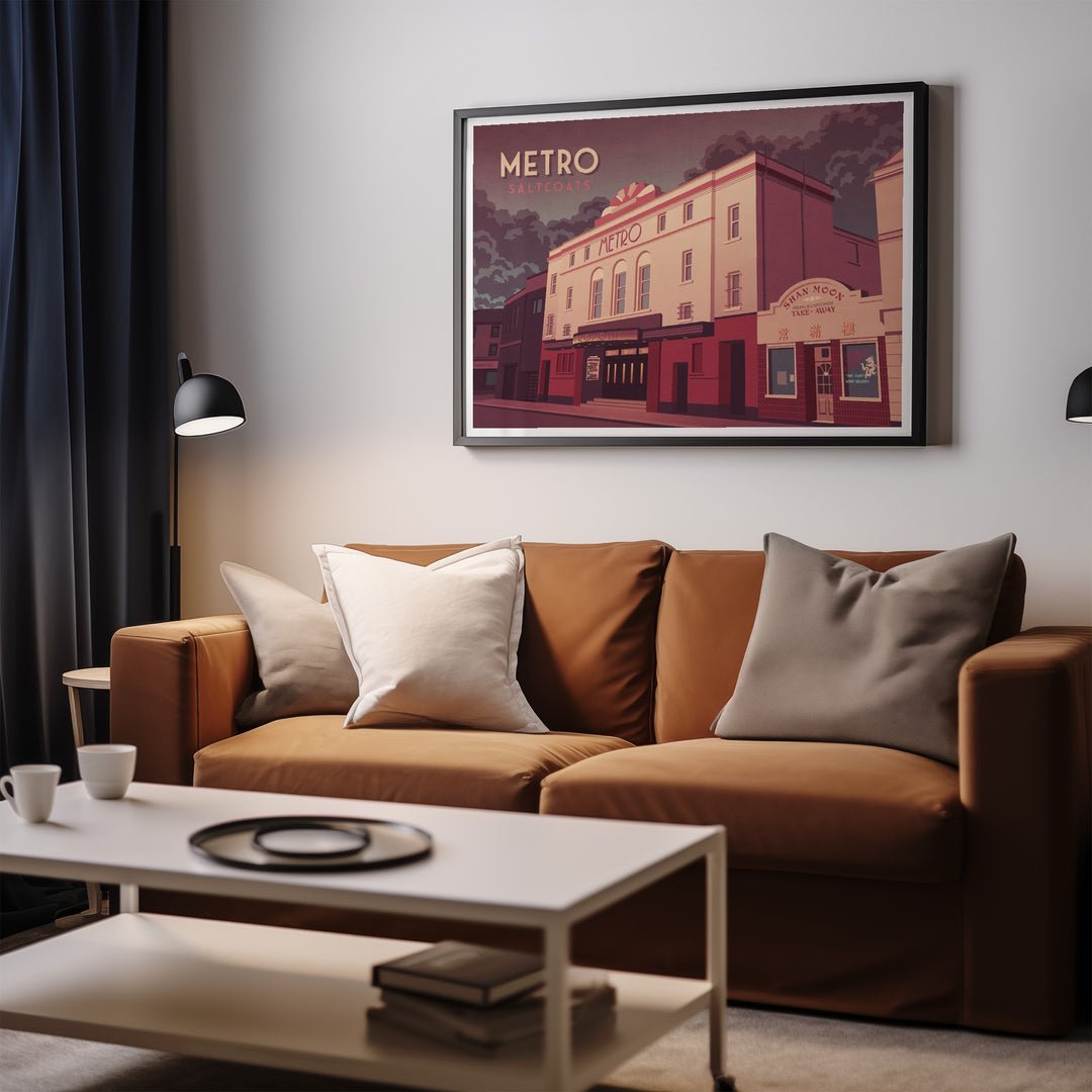 Metro Club Saltcoats Travel Poster