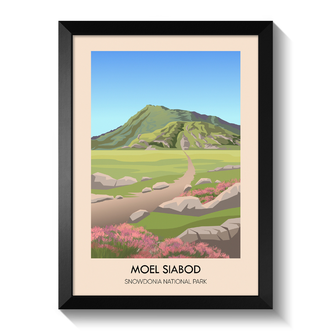 Moel Siabod Snowdonia National Park Travel Poster