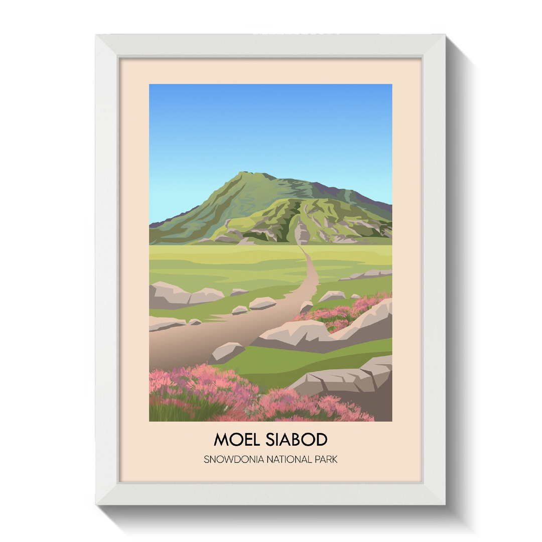 Moel Siabod Snowdonia National Park Travel Poster