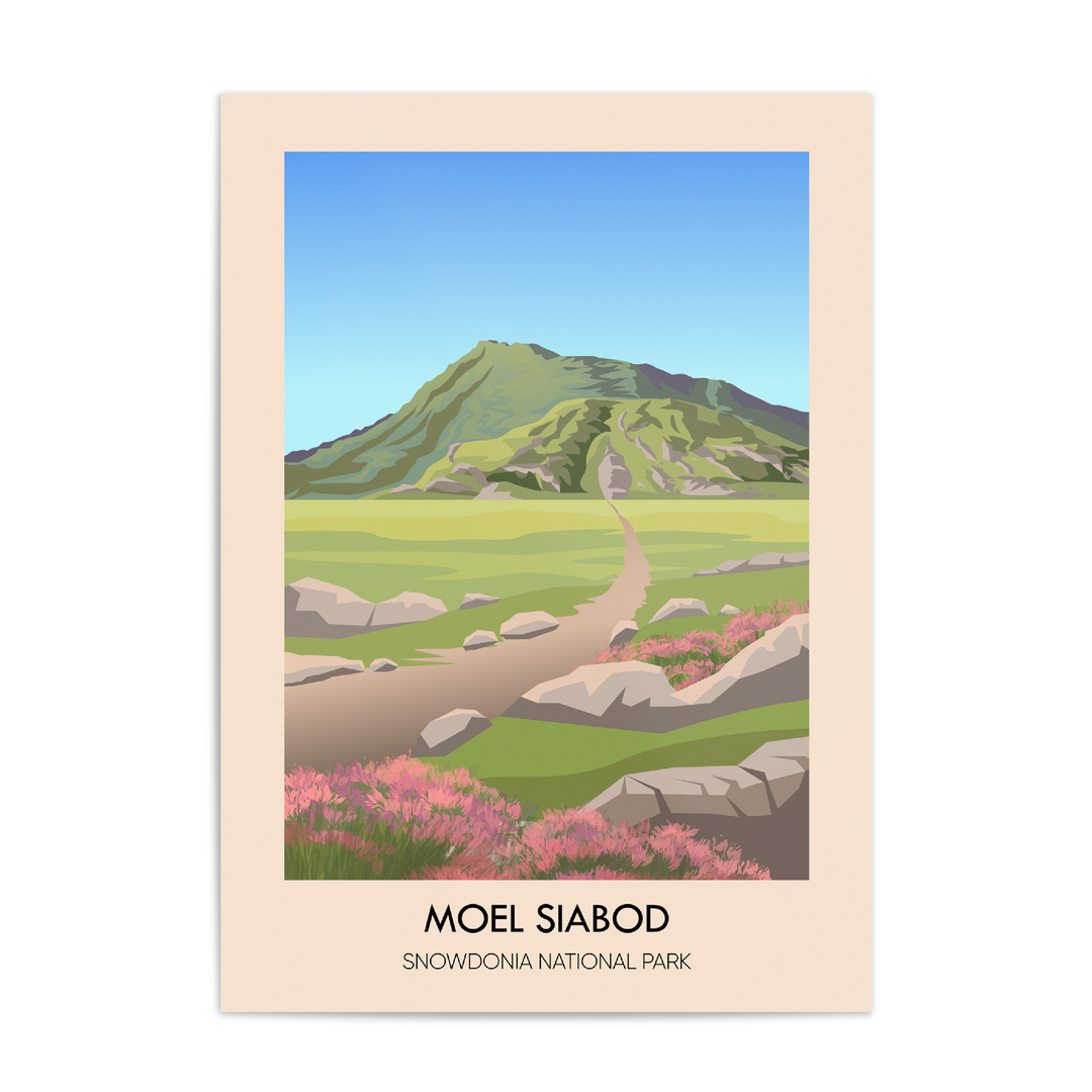 Moel Siabod Snowdonia National Park Travel Poster