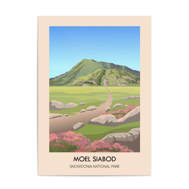 Moel Siabod Snowdonia National Park Travel Poster