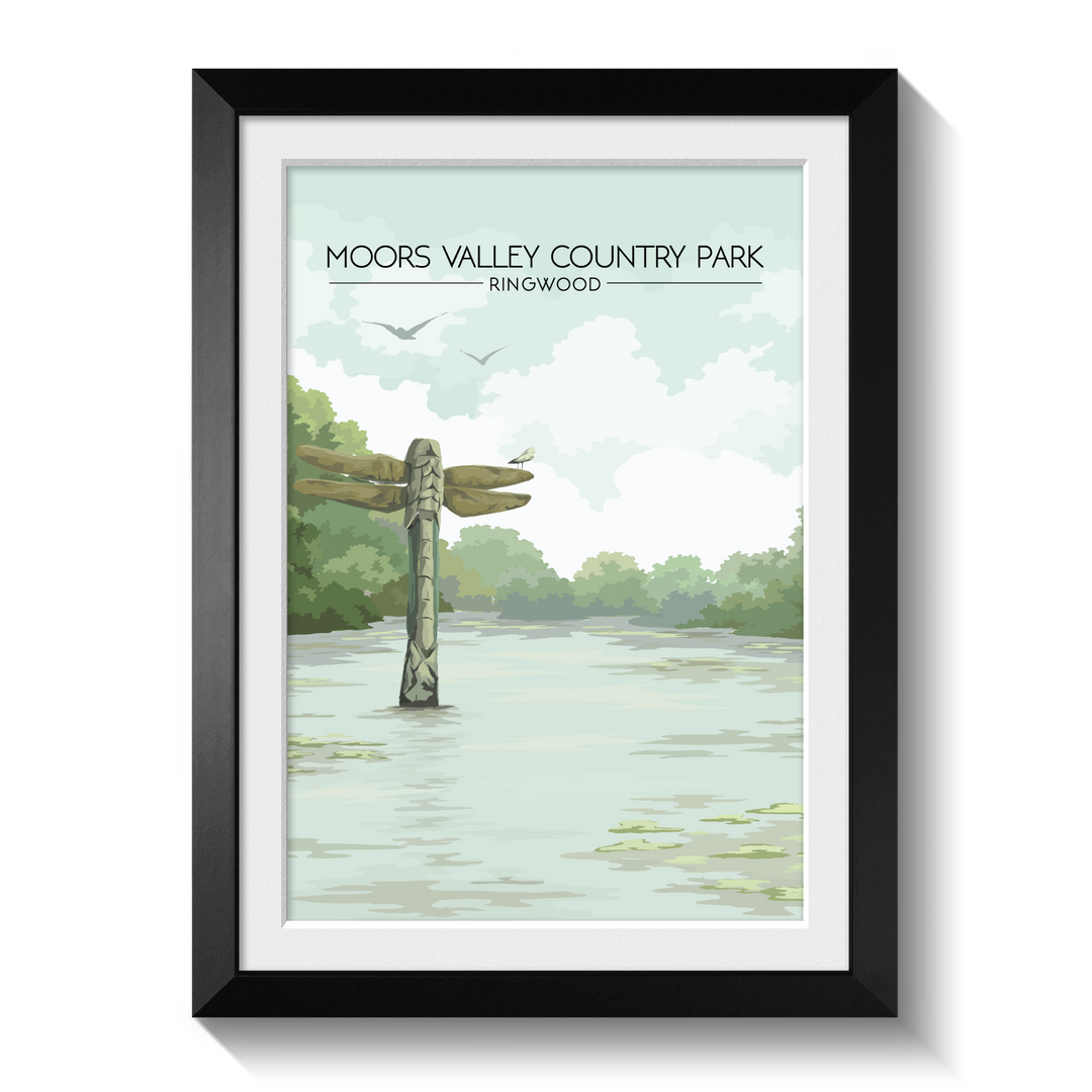 Moors Valley Country Park Ringwood Travel Poster