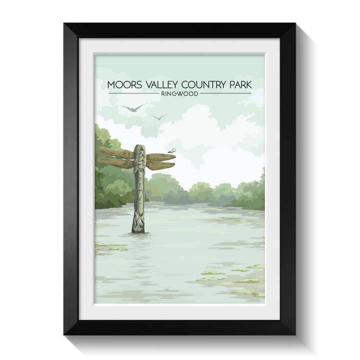 Moors Valley Country Park Ringwood Travel Poster