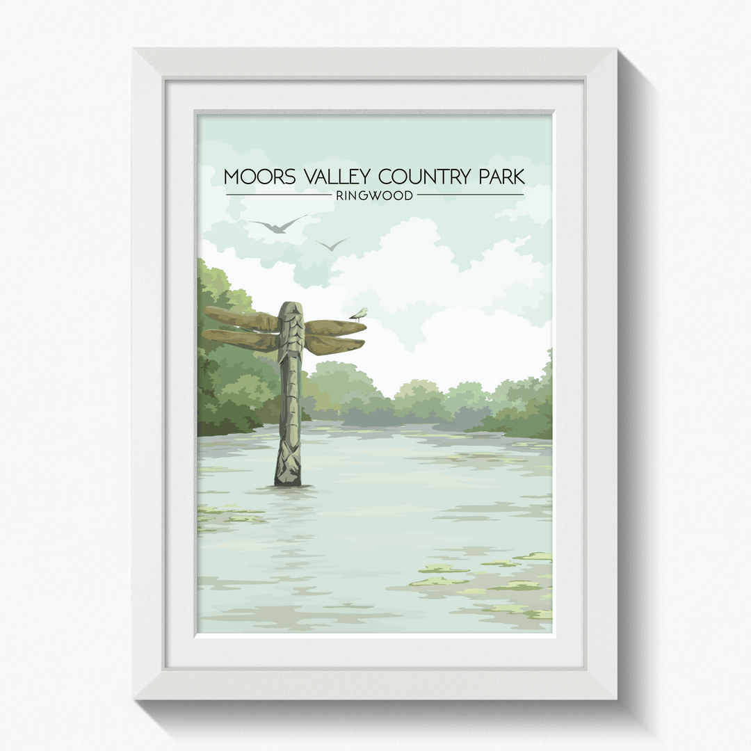 Moors Valley Country Park Ringwood Travel Poster