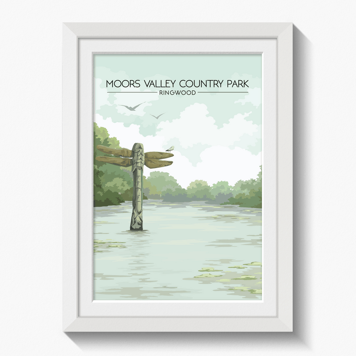Moors Valley Country Park Ringwood Travel Poster
