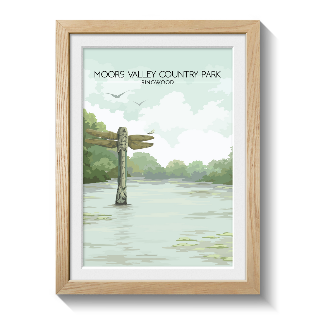 Moors Valley Country Park Ringwood Travel Poster