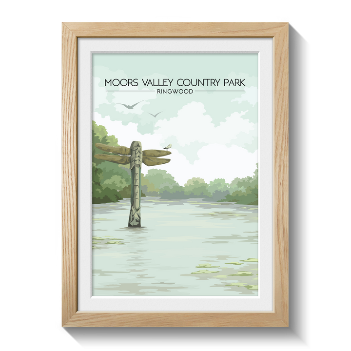 Moors Valley Country Park Ringwood Travel Poster
