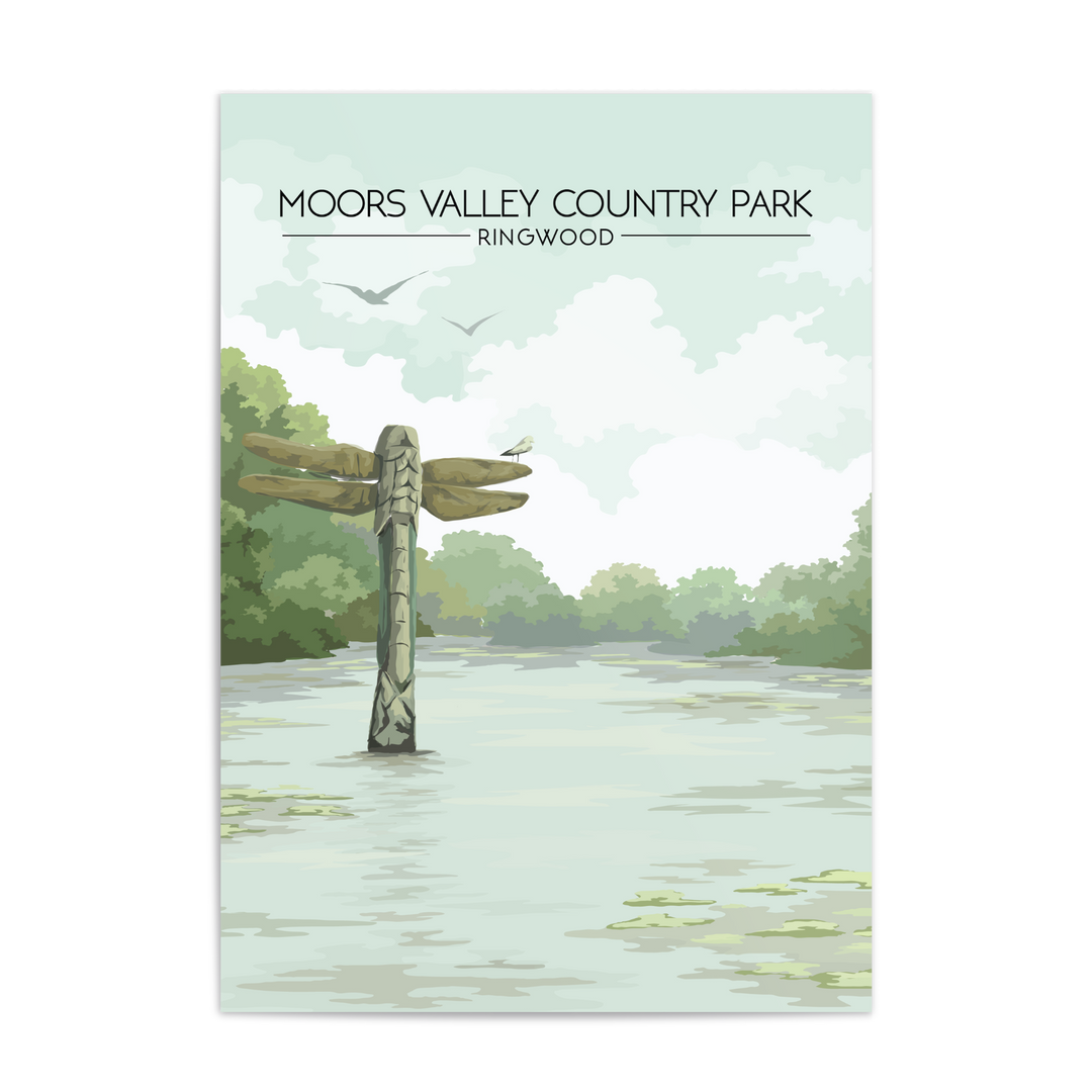 Moors Valley Country Park Ringwood Travel Poster