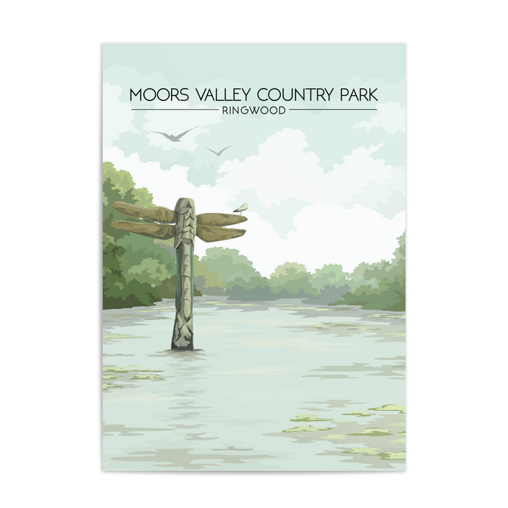 Moors Valley Country Park Ringwood Travel Poster