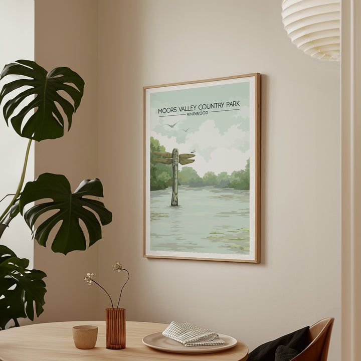 Moors Valley Country Park Ringwood Travel Poster