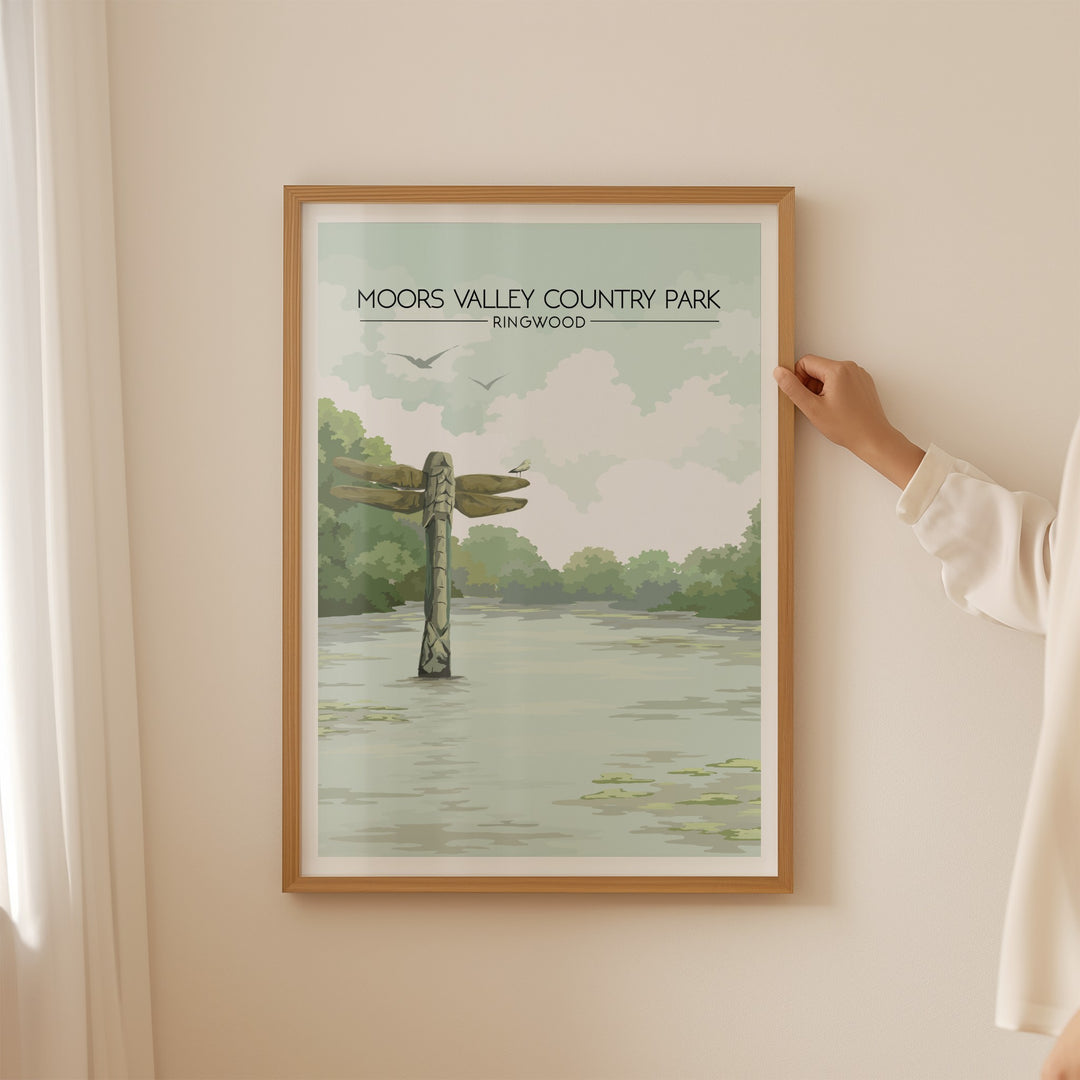 Moors Valley Country Park Ringwood Travel Poster