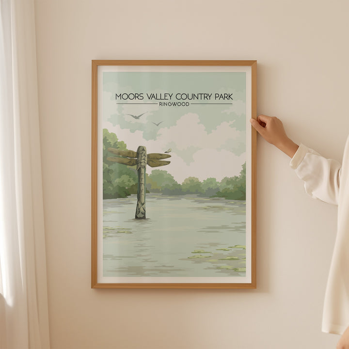 Moors Valley Country Park Ringwood Travel Poster