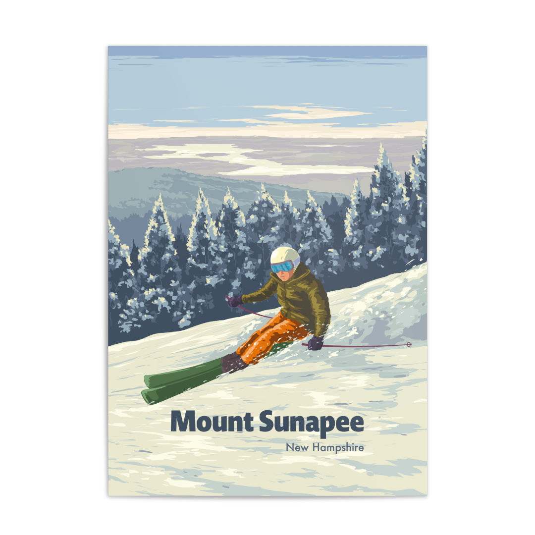 Mount Sunapee Ski Resort Poster