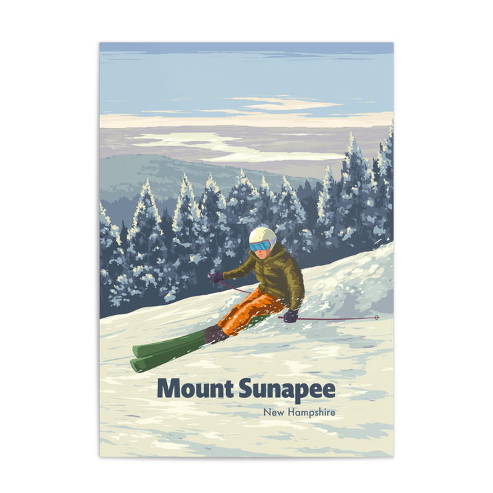 Mount Sunapee Ski Resort Poster