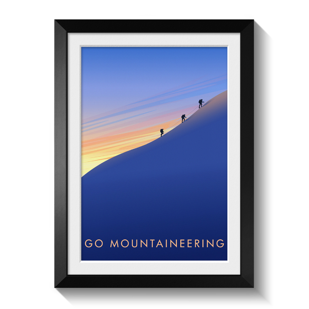Go Mountaineering Travel Poster