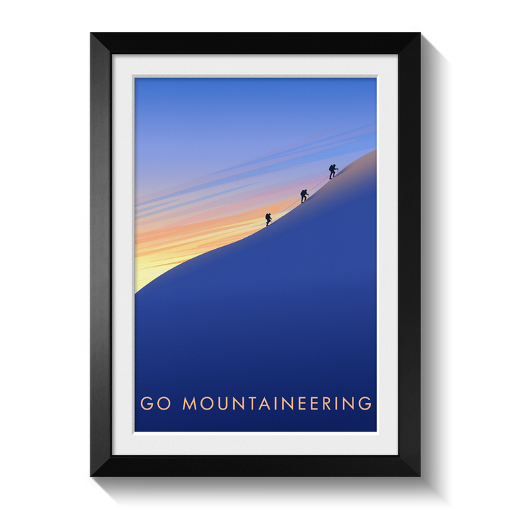 Go Mountaineering Travel Poster