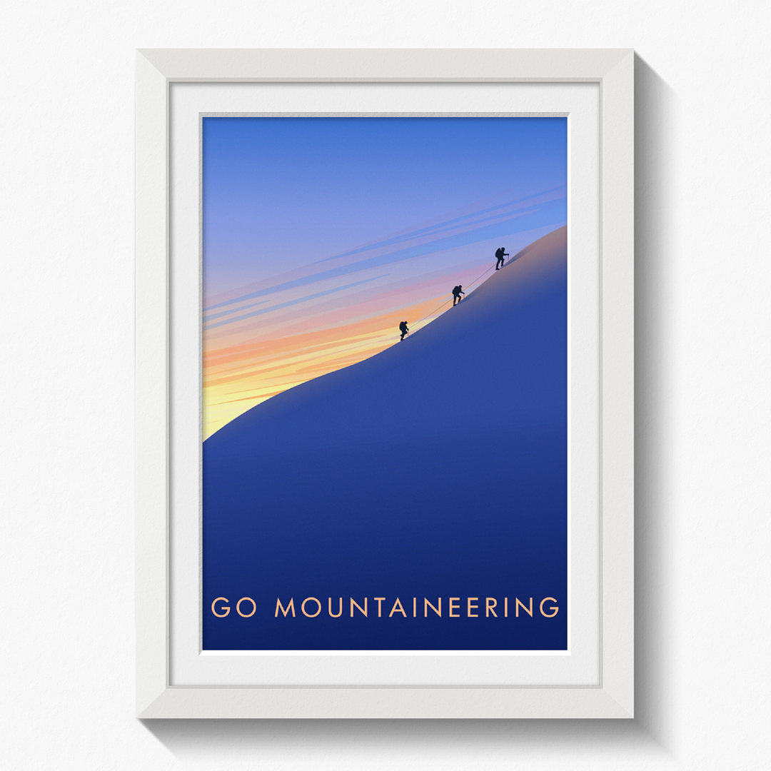 Go Mountaineering Travel Poster