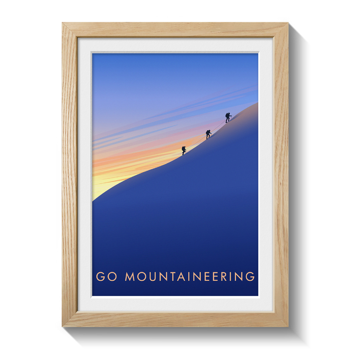 Go Mountaineering Travel Poster