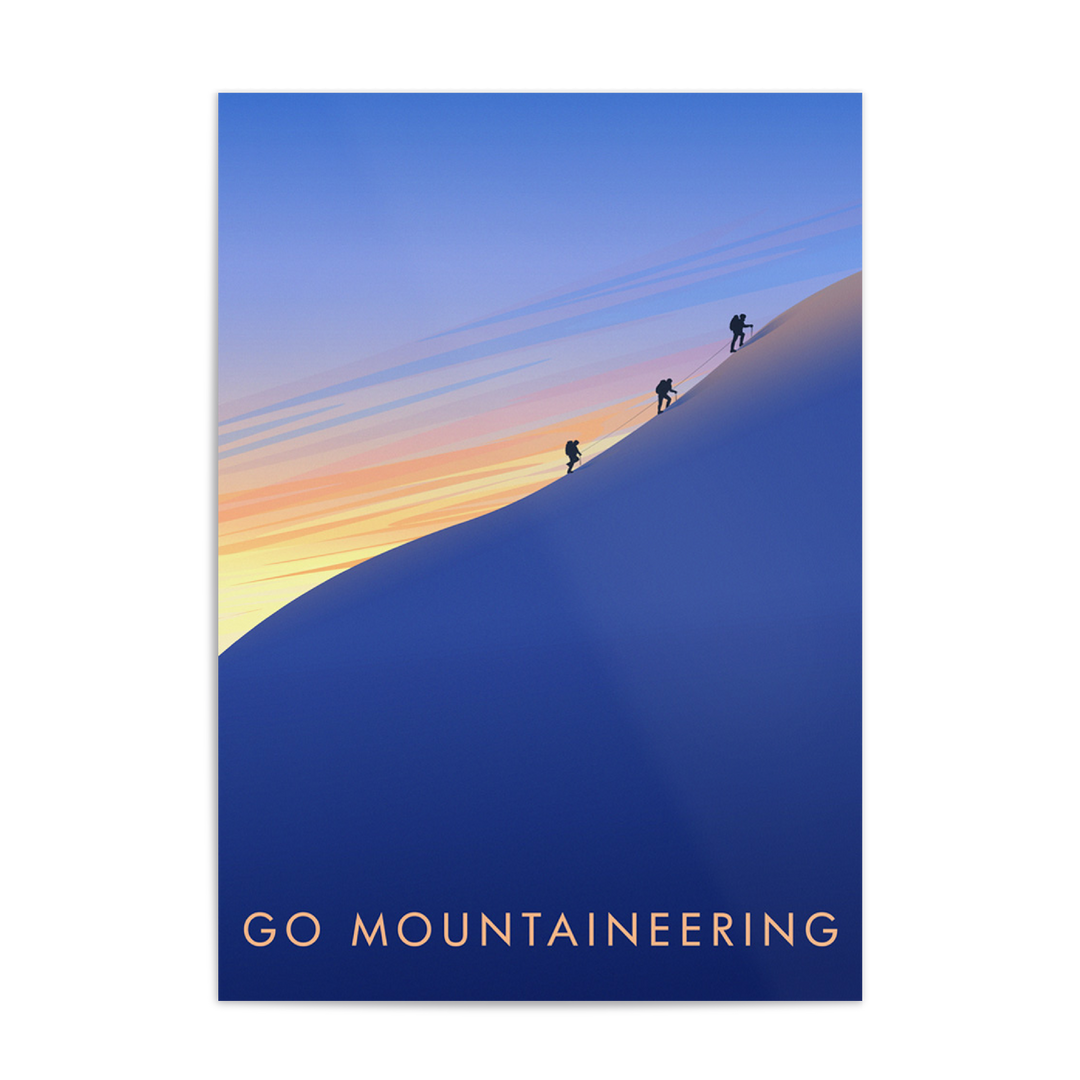 Go Mountaineering Travel Poster