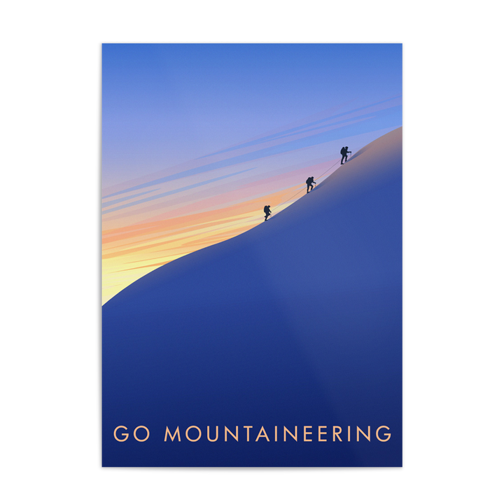 Go Mountaineering Travel Poster