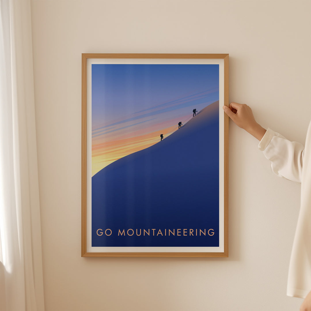 Go Mountaineering Travel Poster