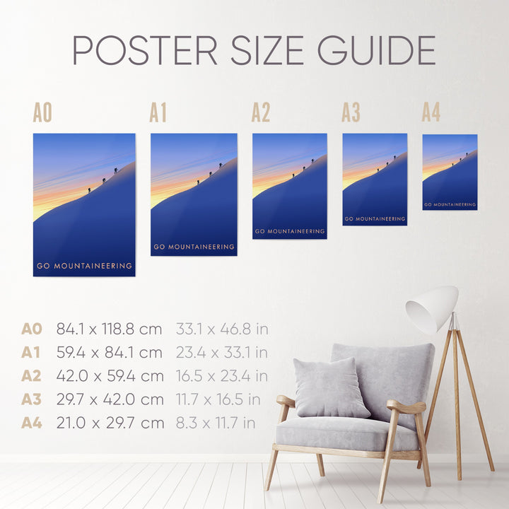 Go Mountaineering Travel Poster