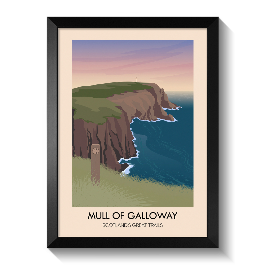 Mull of Galloway Scotland's Great Trails Poster
