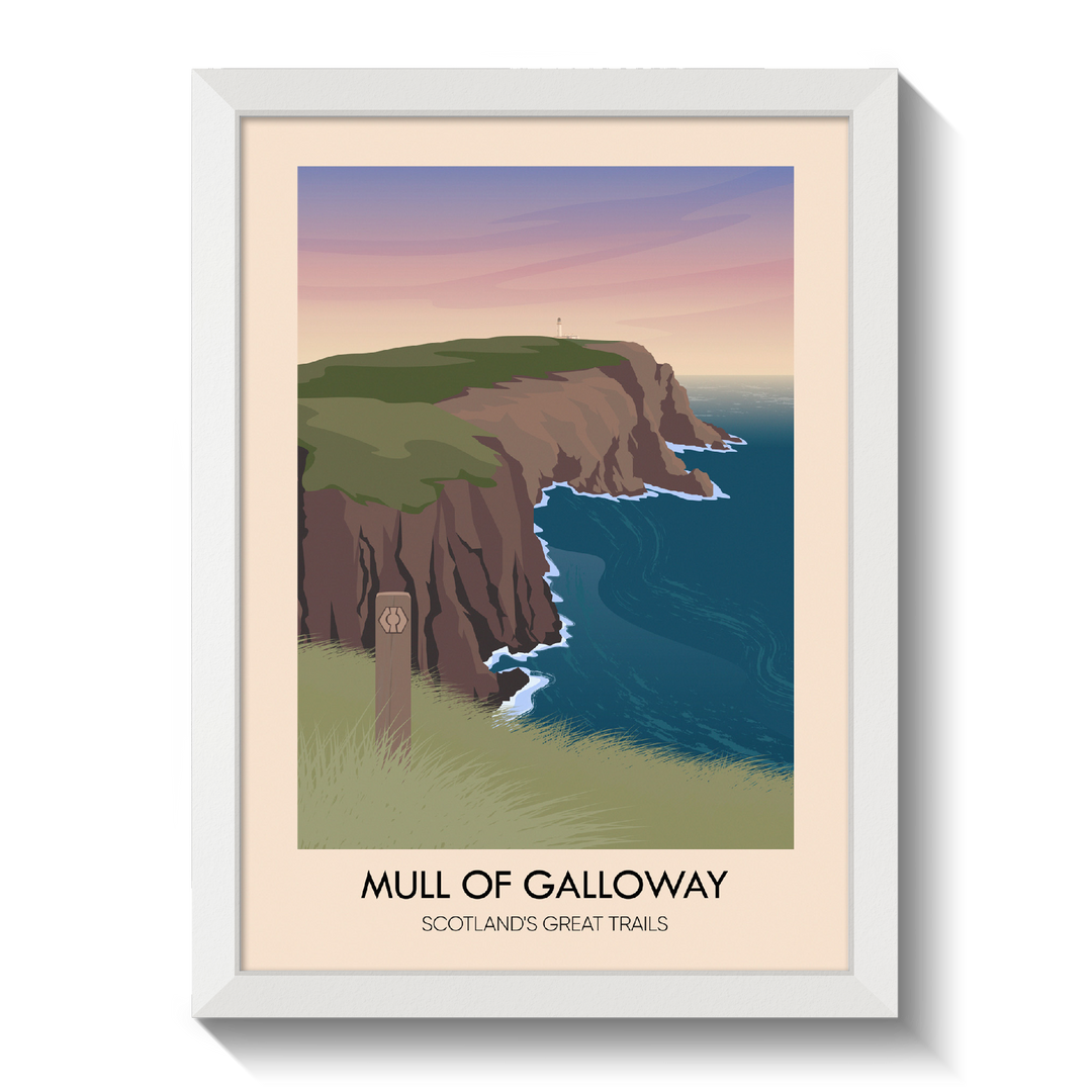 Mull of Galloway Scotland's Great Trails Poster