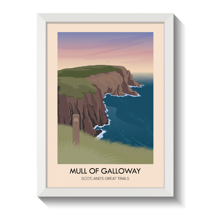 Mull of Galloway Scotland's Great Trails Poster